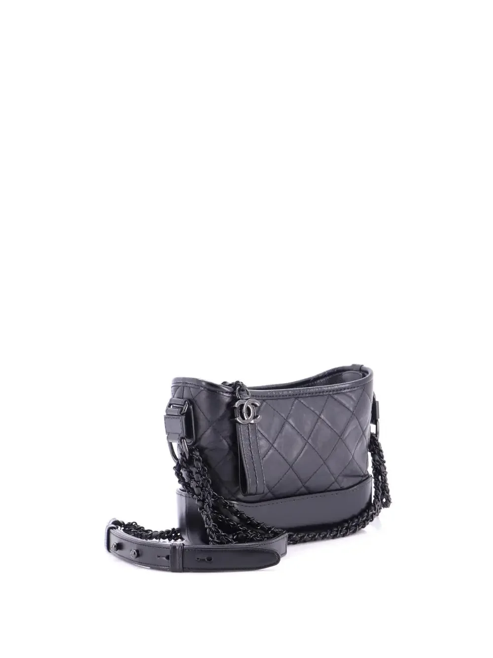 Chanel So Black Gabrielle Hobo Quilted #292064C34B